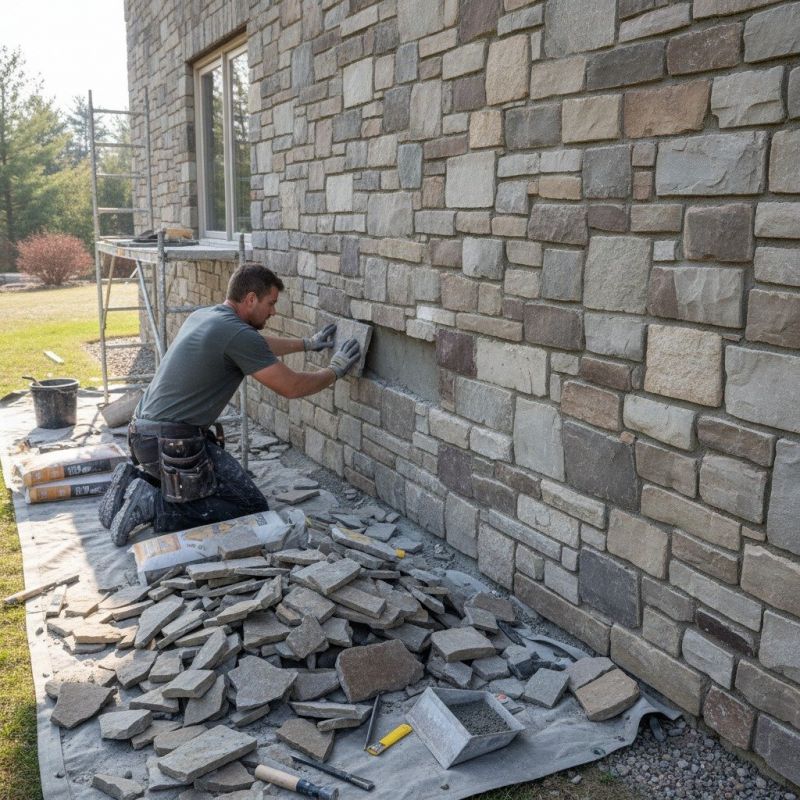 Stone Siding Repair